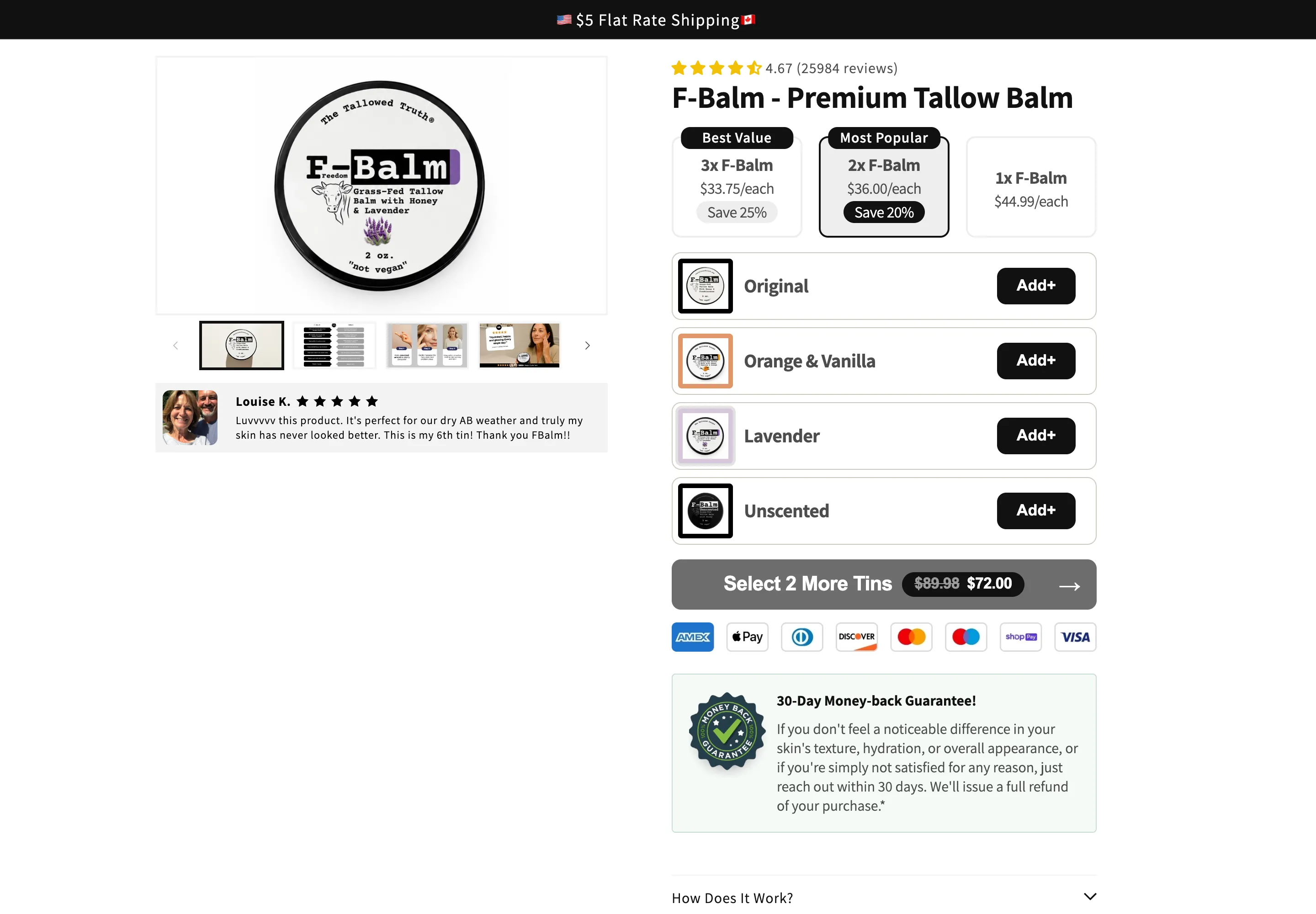 Scents preview in place